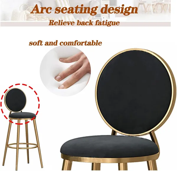 Velvet_Bar_Stool_With_Backrest
