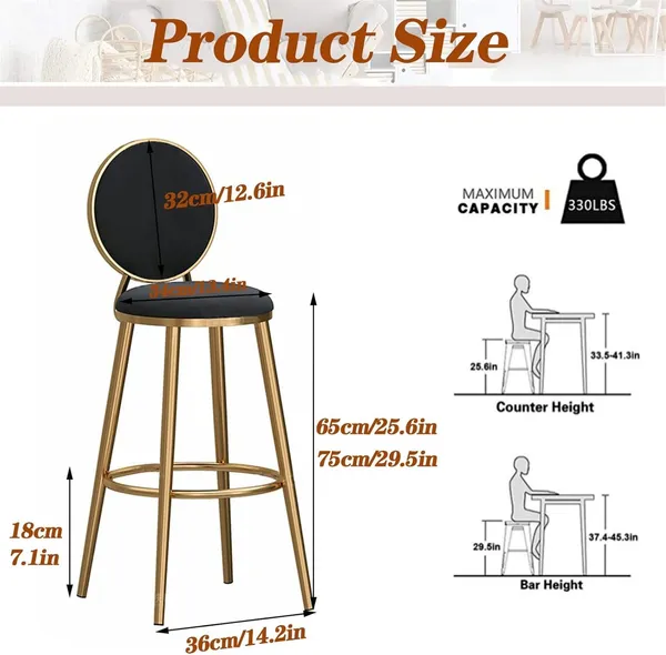 Velvet_Bar_Stool_With_Backrest