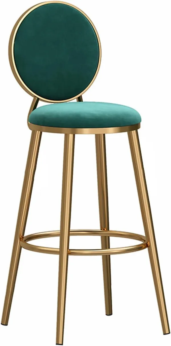 Velvet_Bar_Stool_With_Backrest