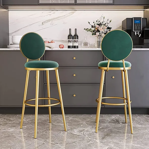 Velvet_Bar_Stool_With_Backrest