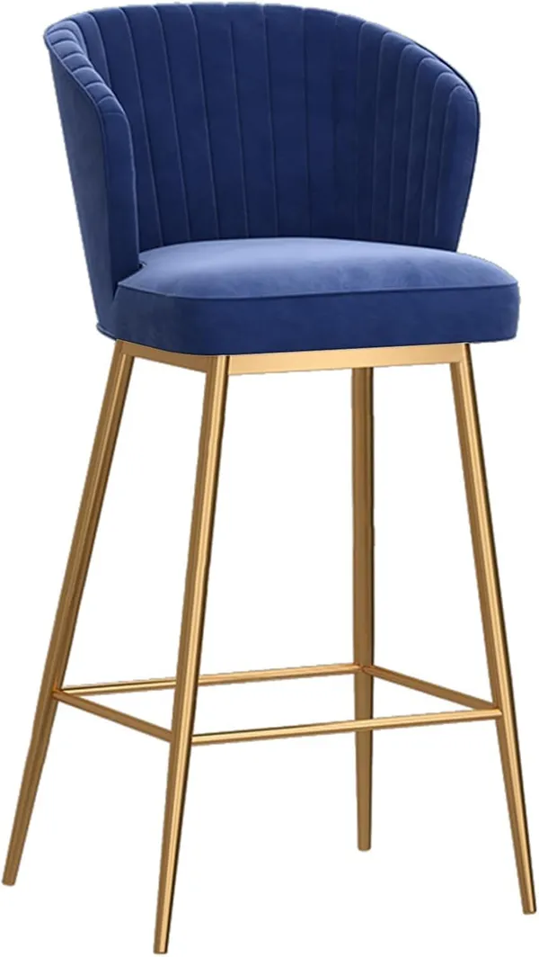 Velvet_Bar_Stool_With_Backrest