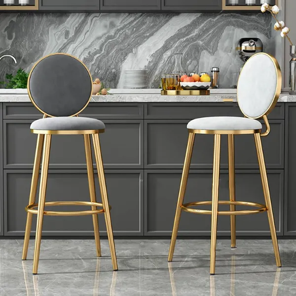 Velvet_Bar_Stool_With_Backrest