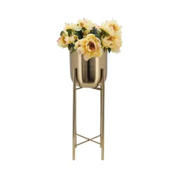 Metal_Floor_Plant_Pot_With_Stand