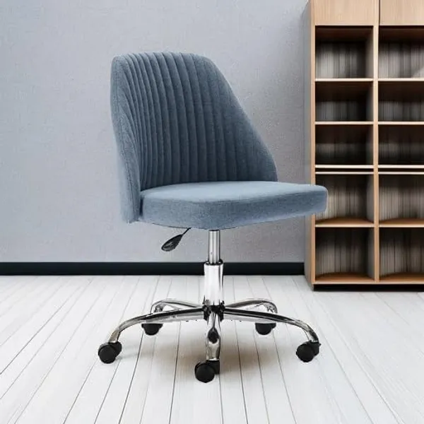 Armless_Fabric_Office_Chair_With_Wheels