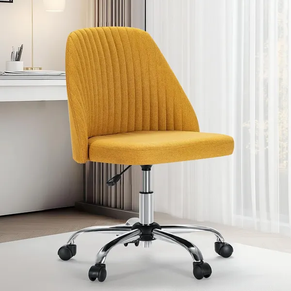 Armless_Fabric_Office_Chair_With_Wheels