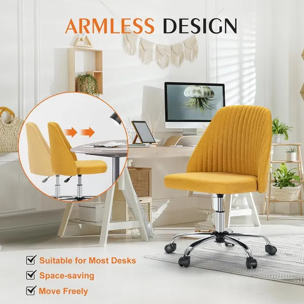 Armless_Fabric_Office_Chair_With_Wheels