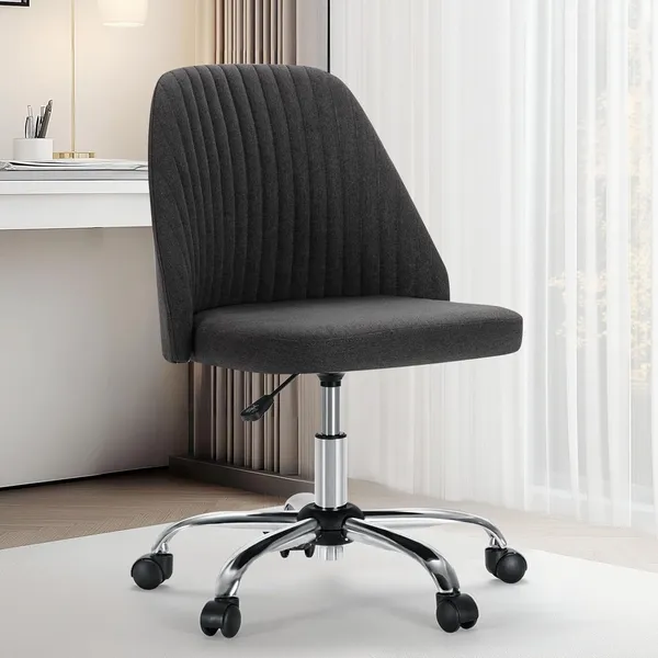 Armless_Fabric_Office_Chair_With_Wheels