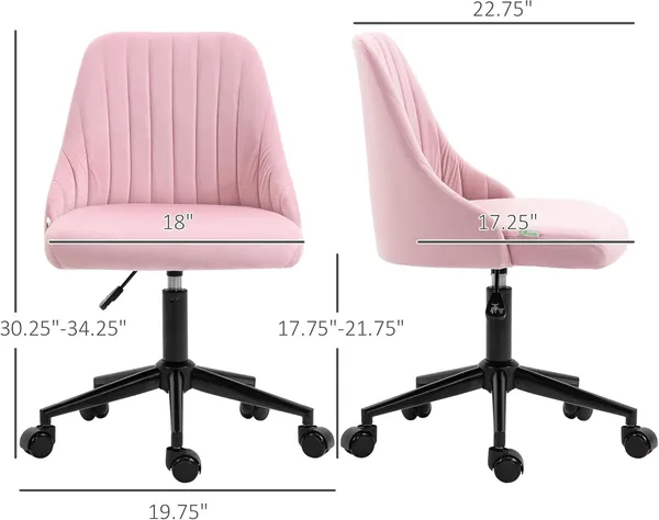 Office_Chair_Velvet_Fabric_Swivel