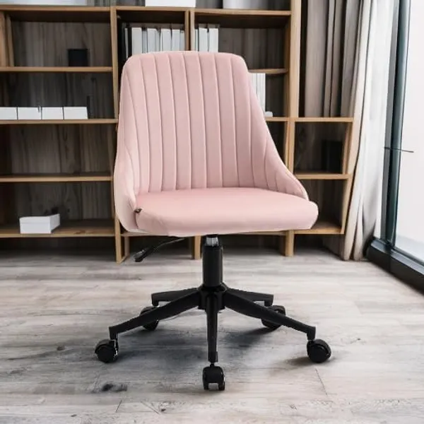 Office_Chair_Velvet_Fabric_Swivel