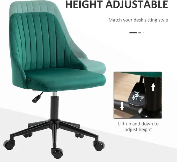 Velvet_Mid_Back_Office_Chair