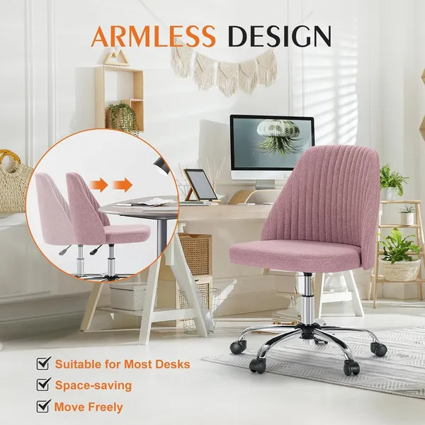 Armless_Fabric_Desk_Chair_With_Wheels