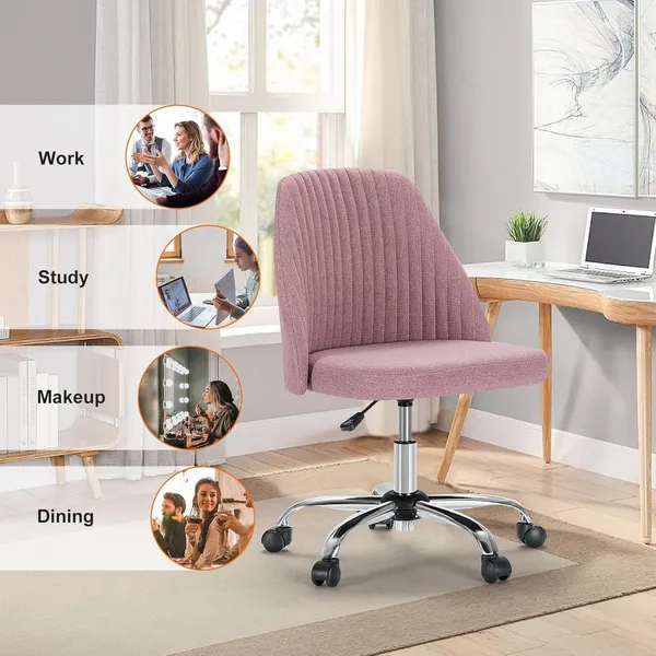 Armless_Fabric_Desk_Chair_With_Wheels
