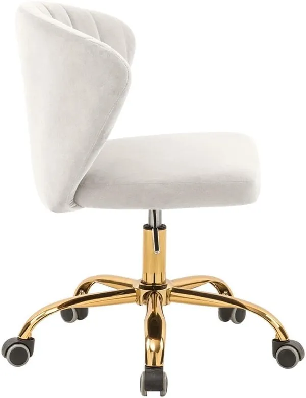 Velvet_Upholstered_Swivel_Adjustable_Office_Chair