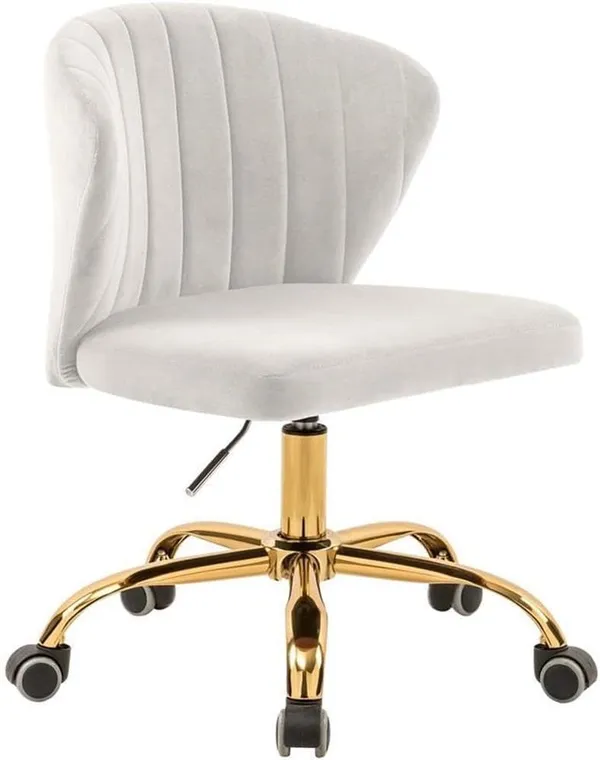 Velvet_Upholstered_Swivel_Adjustable_Office_Chair