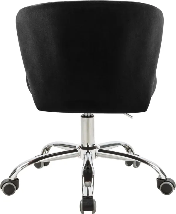 Velvet_Upholstered_Swivel_Office_Chair