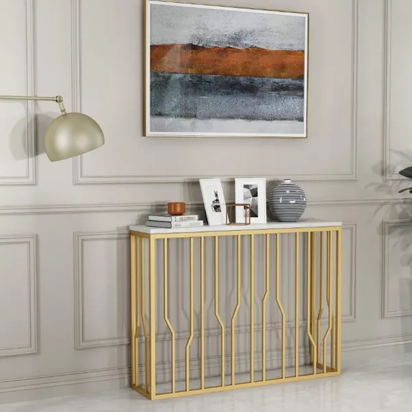 Console_Table_Wrought_Iron_Marble