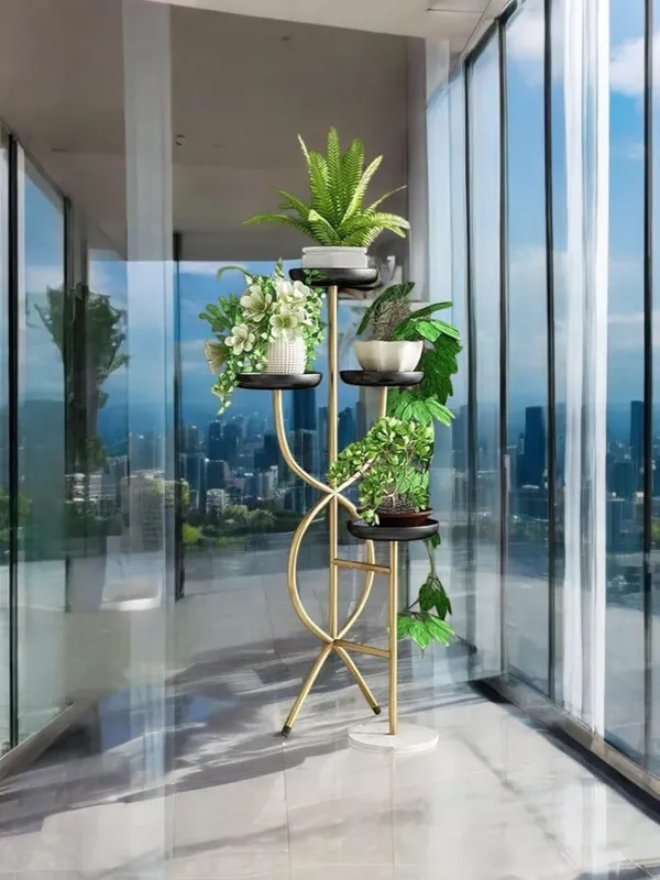 Wrought_Iron_4_Tier_Plant_Stand