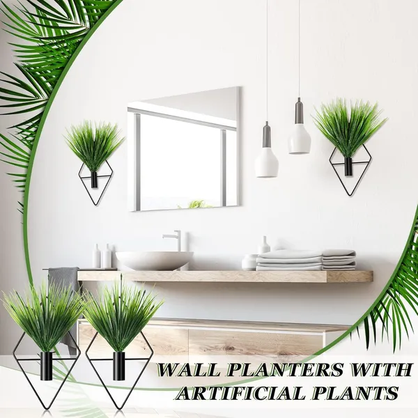 Wall_Hanging_Planter_With_Artificial_Plant_Set_Of_2