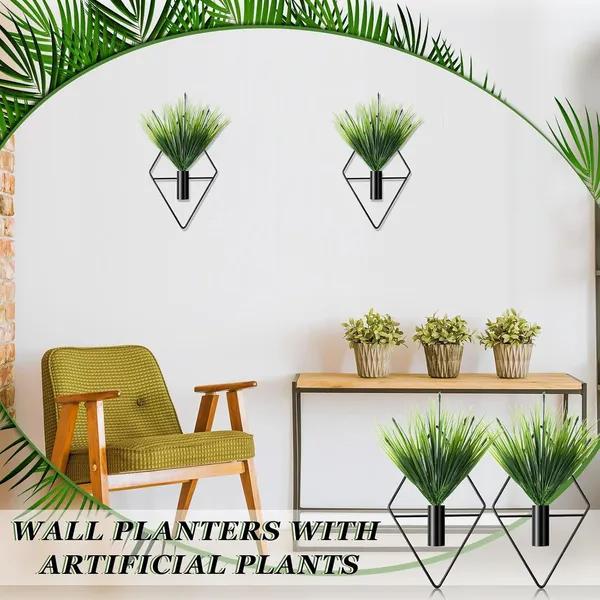 Wall_Hanging_Planter_With_Artificial_Plant_Set_Of_2