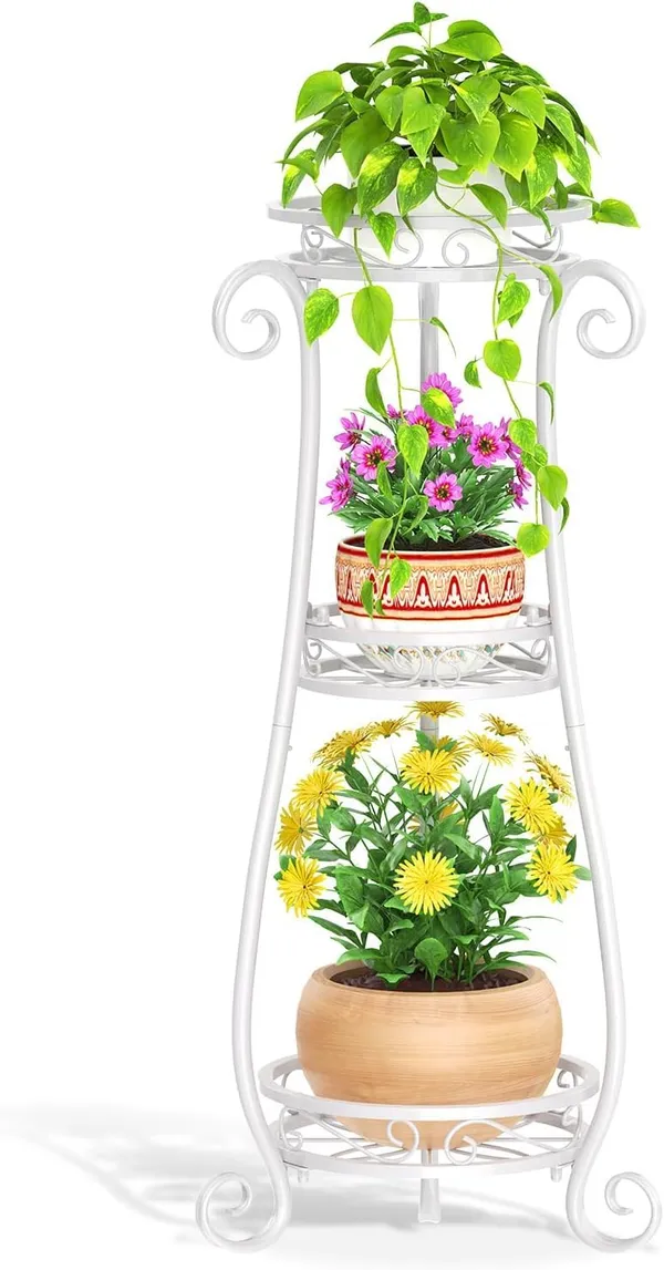White_Planter_Stand