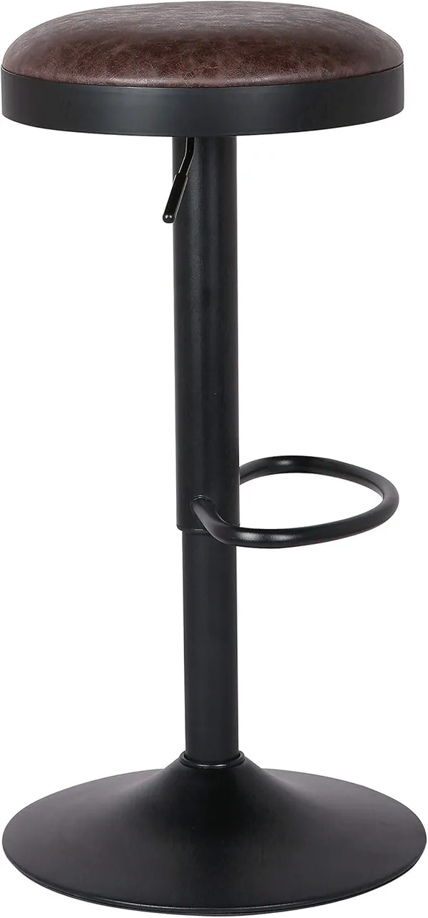 Pu_Leather_Swivel_Bar_Stool_With_Footrest