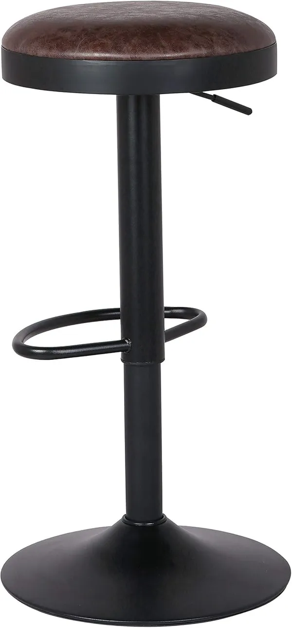 Pu_Leather_Swivel_Bar_Stool_With_Footrest