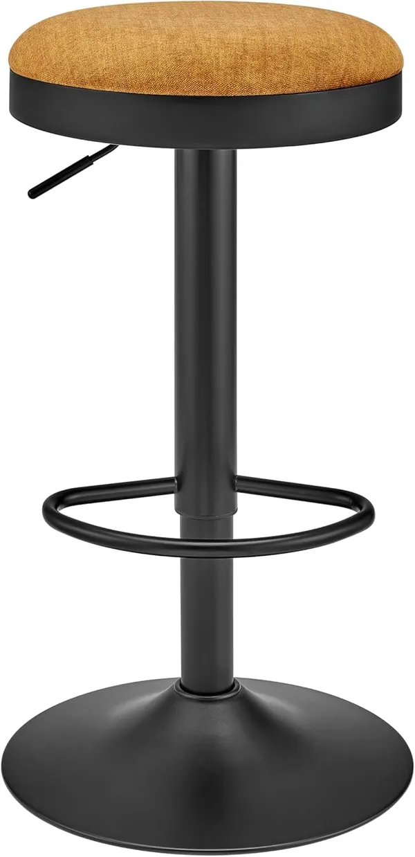 Pu_Leather_Swivel_Bar_Stool_With_Footrest