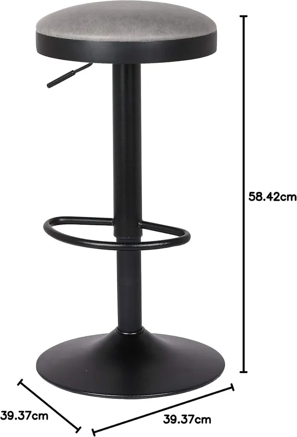 Pu_Leather_Swivel_Bar_Stool_With_Footrest