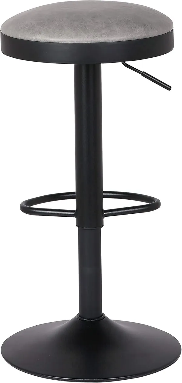 Pu_Leather_Swivel_Bar_Stool_With_Footrest