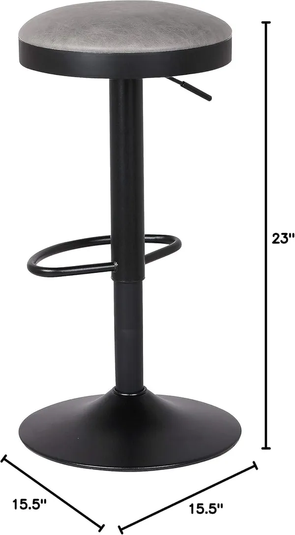 Pu_Leather_Swivel_Bar_Stool_With_Footrest