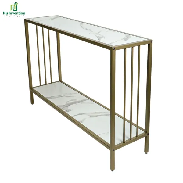 Console_Table_With_Marble_Finish_Wooden_Top