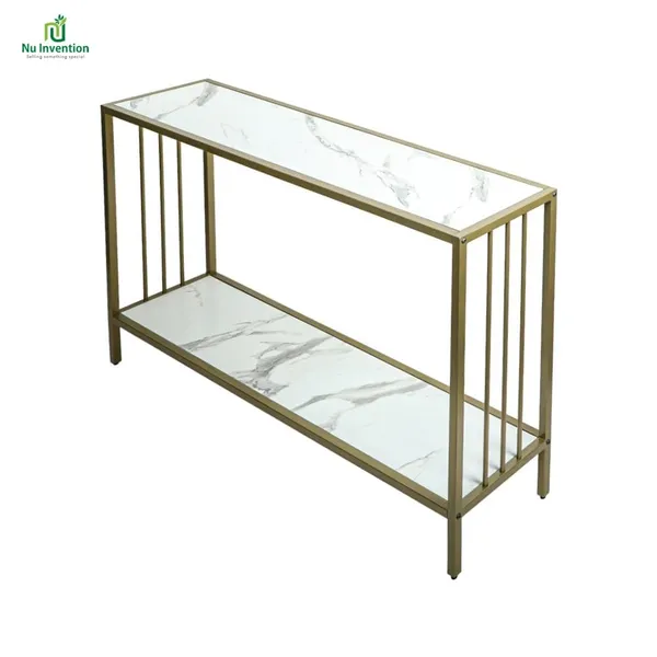 Console_Table_With_Marble_Finish_Wooden_Top