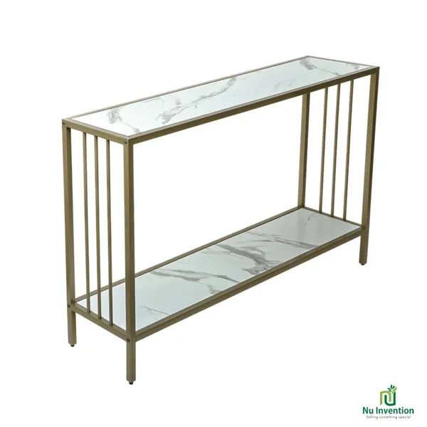 Console_Table_With_Marble_Finish_Wooden_Top