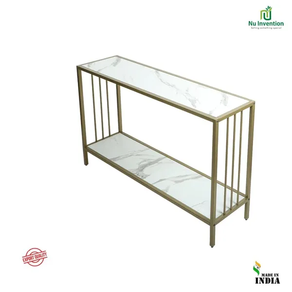 Console_Table_With_Marble_Finish_Wooden_Top
