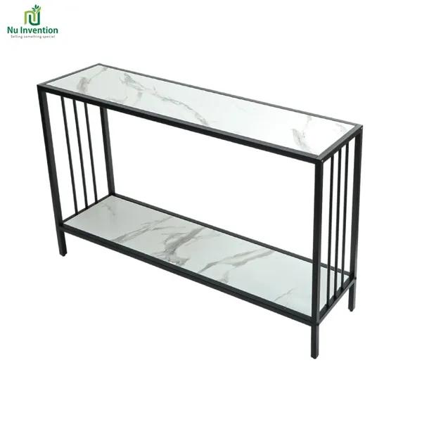 Console_Table_With_Marble_Finish_Wooden_Top
