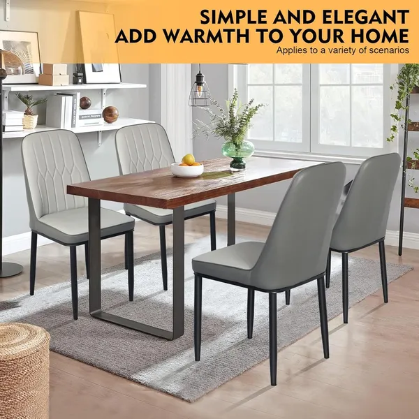 Pu_Leather_Dining_Chair_With_Metal_Legs