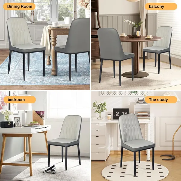 Pu_Leather_Dining_Chair_With_Metal_Legs