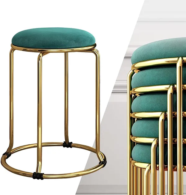 Round_Velvet_Stool_With_Metal_Frame