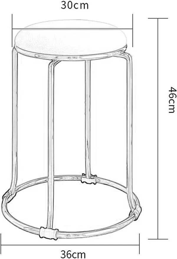 Round_Flannel_Stool_With_Metal_Base