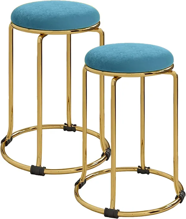 Round_Flannel_Stool_With_Metal_Base