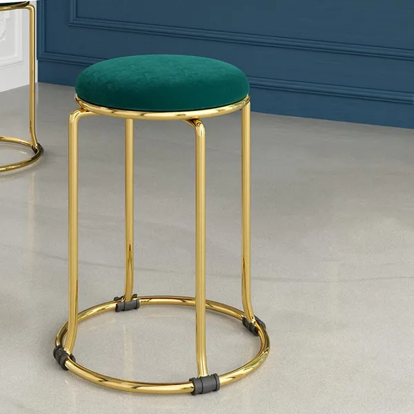Round_Flannel_Stool_With_Metal_Base