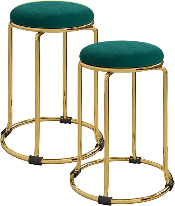 Round_Flannel_Stool_With_Metal_Base