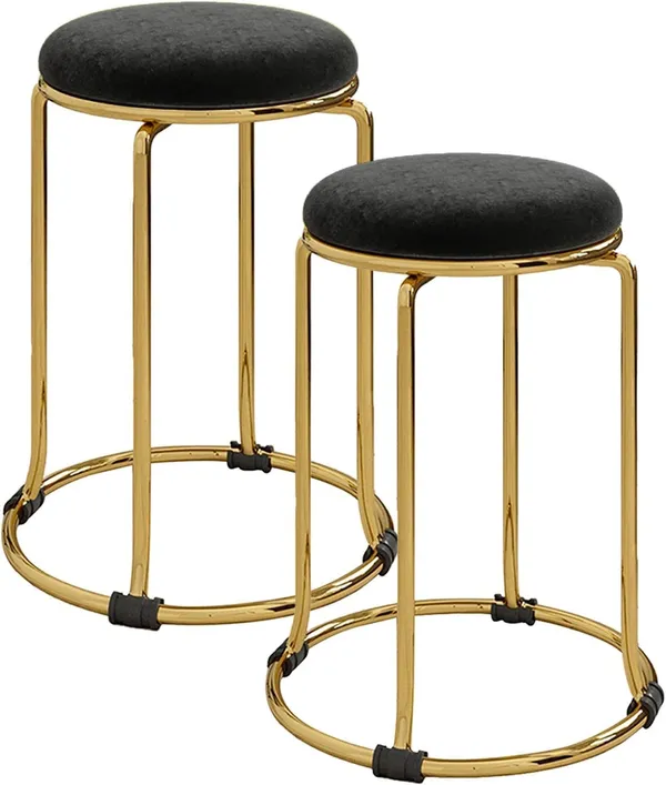 Round_Flannel_Stool_With_Metal_Base