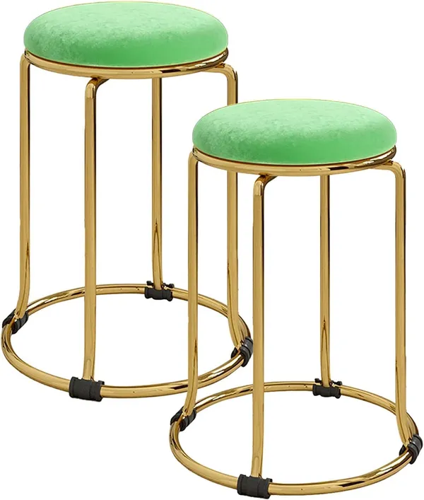 Round_Flannel_Stool_With_Metal_Base