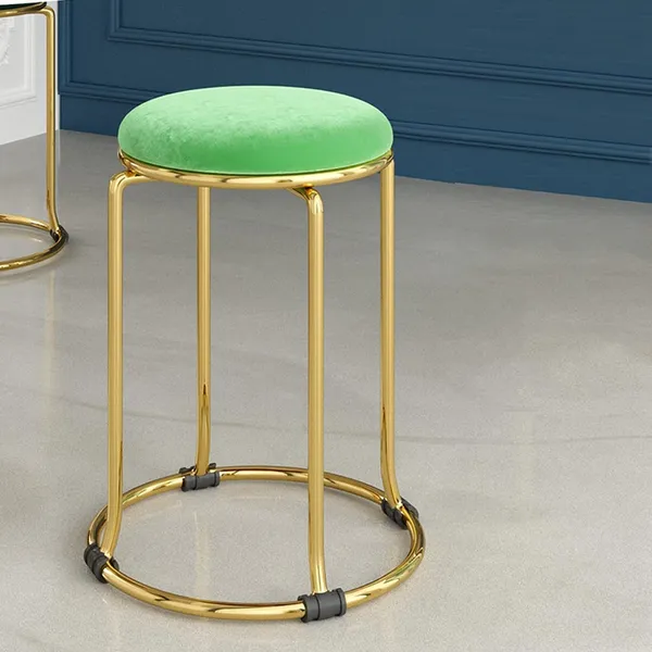 Round_Flannel_Stool_With_Metal_Base