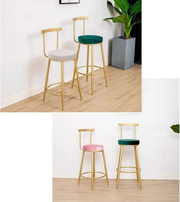 Velvet_Upholstered_Counter_Stool_With_Backrest