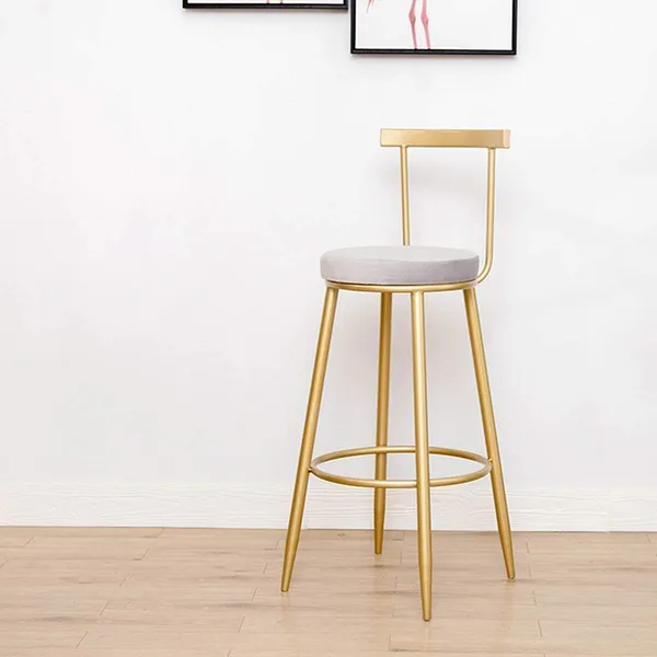 Velvet_Upholstered_Counter_Stool_With_Backrest