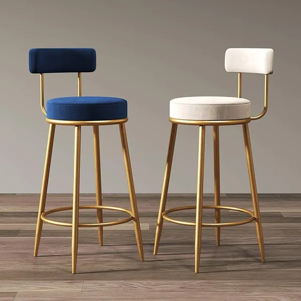 Velvet_Bar_Stool_With_Backrest