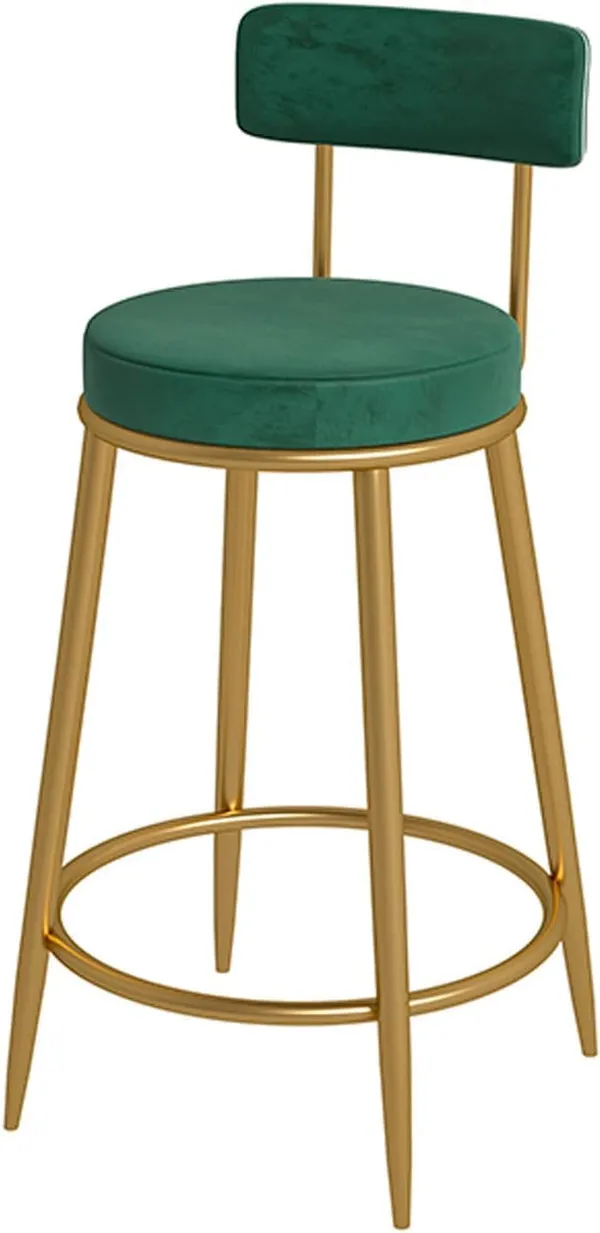 Velvet_Bar_Stool_With_Backrest
