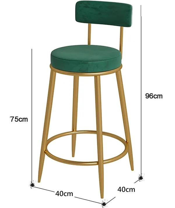 Velvet_Upholstered_Counter_Stool_With_Backrest